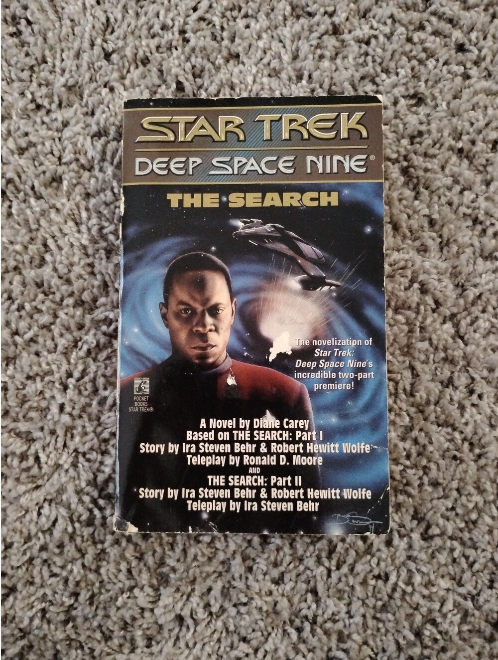 Star Trek Deep Space Nine: The Search Paperback Book Novelization Vintage Sci-Fi